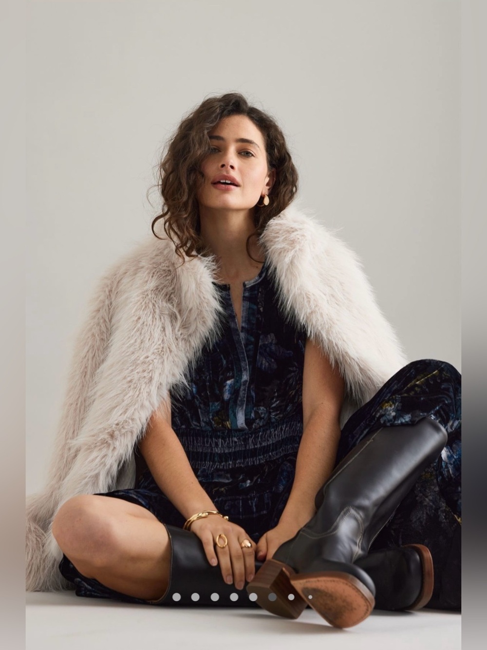 The Somerset velvet maxi dress - Picture 2 of 16